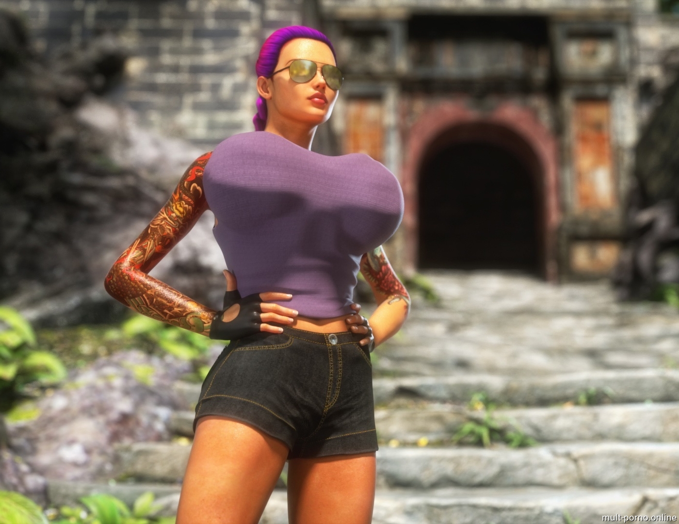 Monsters filled all of Lara Croft's holes with cum (Part 2) (+porn comics)