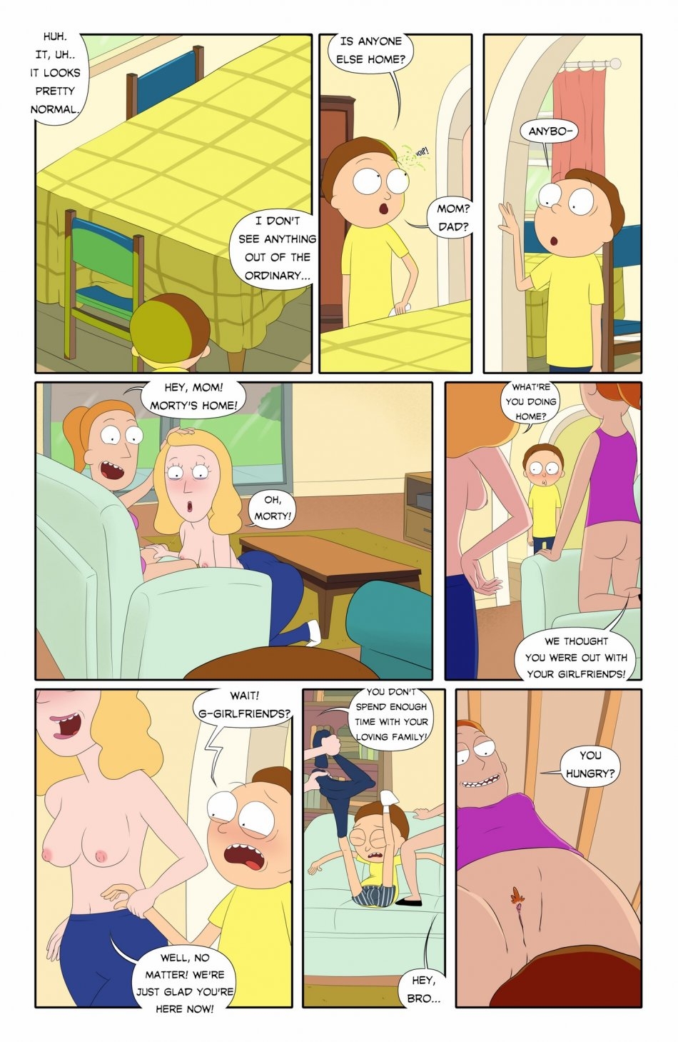 Rick fucked Summer in the pussy and anus (Rick and Morty) (+porn game & comics)