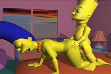 Bart fucked his mom and sister (3D)