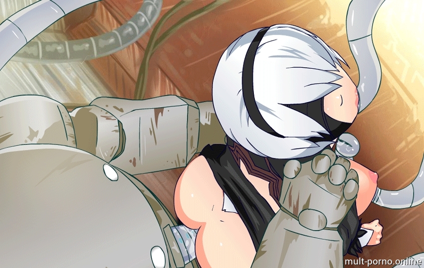 Robots and soldiers fucked blondes in Nier Automata (+porn comics)