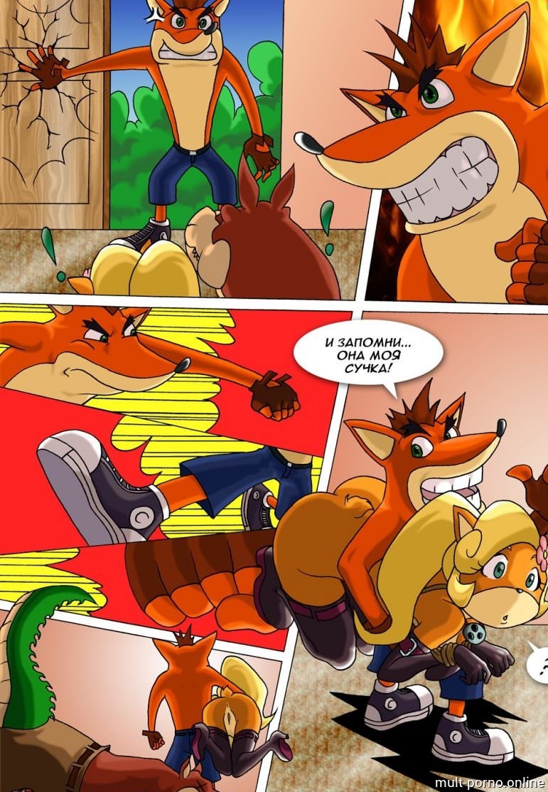 Furry Fox fucks his friend Dragon from behind (+porn comics)
