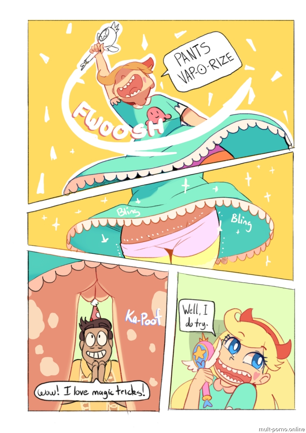 Star rides on Marco's dick (Star vs. the Forces of Evil) (+porn comics)