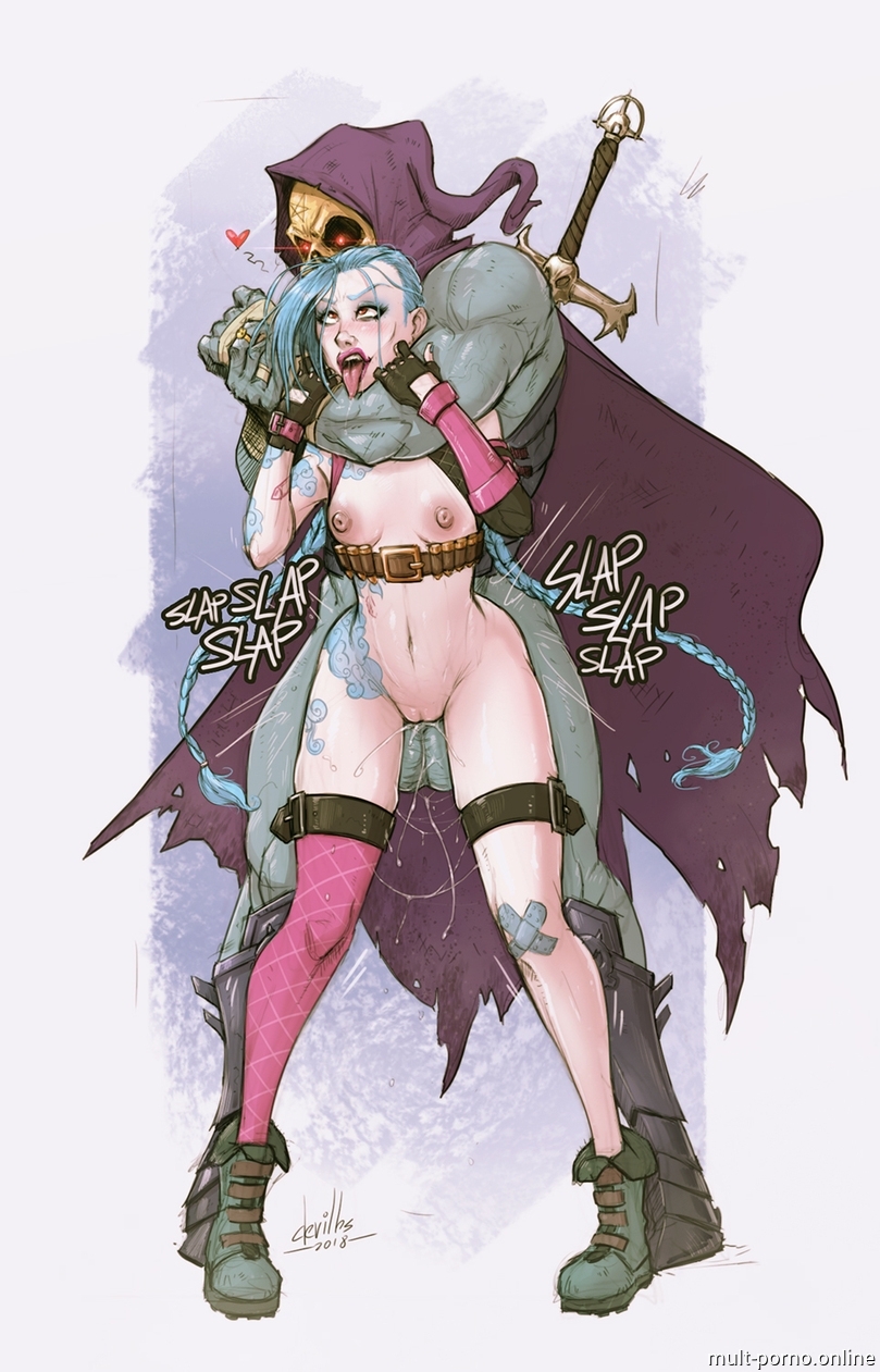 Tentacles fucked Jinx's sexy League of Legends body (+porn game & comics)