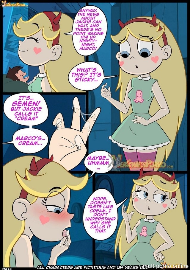 Star Butterfly leaks from masturbating with a magic wand (+porn comics)