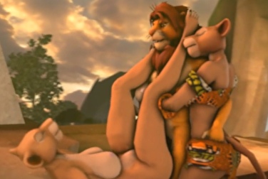 The lion king impregnates lionesses from his pride