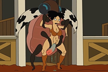 A giant bug inseminated little Amy from Futurama