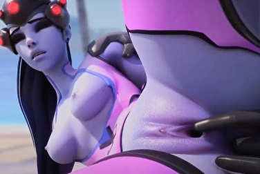 All the best porn scenes featuring the Fatal Widow from Overwatch