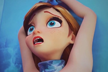 Elsa gave her sister sweet ice torture and brought her to orgasm