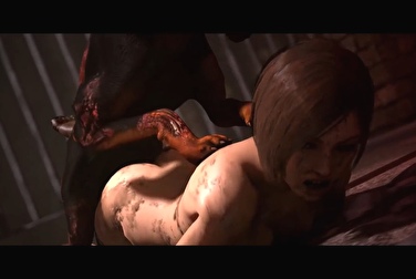 What kind of creature will be born in the end? very rough sex and creampie in Ada Wong