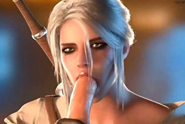 All the adventures of Ciri in one sex kit (The Witcher game)