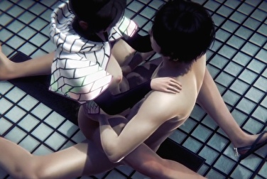 I fucked Shinobu in a public restroom 🦋 And I even came inside her