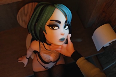 And Gwen's face is pretty enough to fuck and cum on