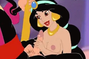 Jasmine sat on Jafar's cock (Aladdin)