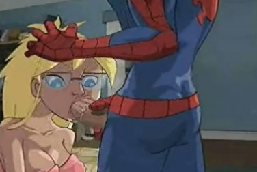 Spider-Man dropped in on Gwen for a quickie