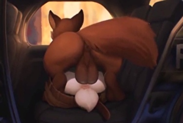 Nick the fox pooped in Judy the bunny's tight pussy from Zveropolis