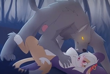 A furry wolf attacked Red Riding Hood in the woods and cum creampie (+porn  comics) - Hentai